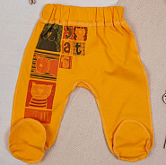 Т-18 Ползунки детские с принтом, интерлок, в ассортименте