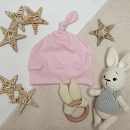 Шапочка с узелком Б-276 Молочный