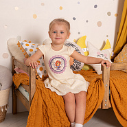 №0837 Платье "My Qween" с принтом