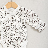 Боди для новорожденных, арт.Д-26, "бутылочки"