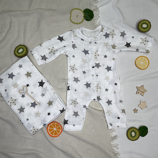 Набор Песочник+ Пеленка муслин