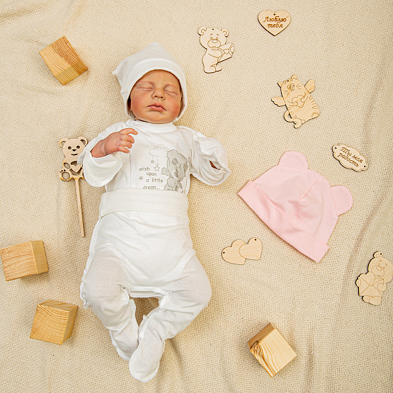 Шапочка с ушками "мишки" Б-275