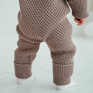 М-524 Вязаный комбинезон "Гномик". Шоколад