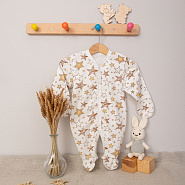 М-519 Комбинезон-слип на кнопках "Звезды"