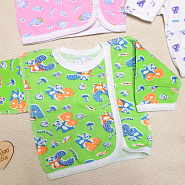 Р-140 Рубашка детская, на кнопках, футер