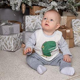 Брюки-джоггеры из футера двунитки арт. Т-103, серый меланж