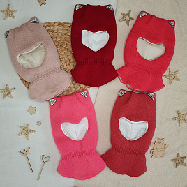 Шапка-шлем "Ушки", для девочки арт.Б-291