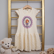 №0837 Платье "My Qween" с принтом