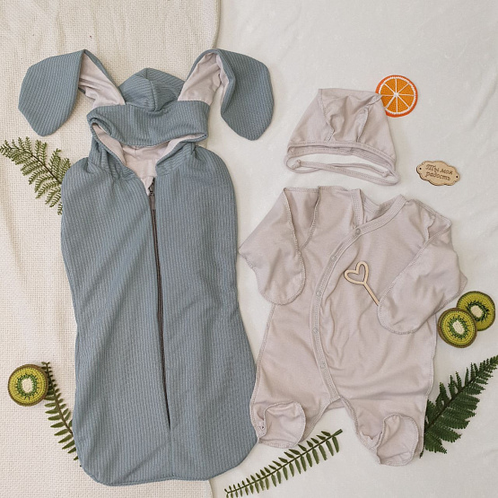 441 Комплект на выписку "Джуниор", мята, лето