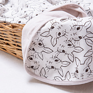 0882 Плед "Уютный" из двойной кулирки, р.100*100см