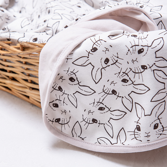 0882 Плед "Уютный" из двойной кулирки, р.100*100см