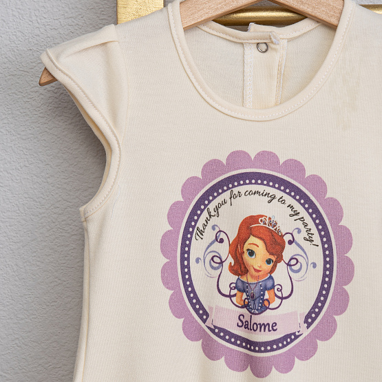 №0837 Платье "My Qween" с принтом