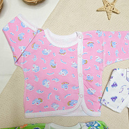 Р-140 Рубашка детская, на кнопках, футер