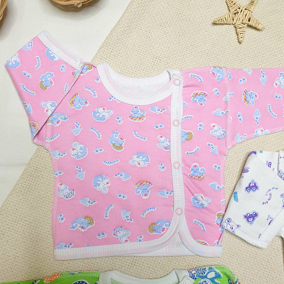 Р-140 Рубашка детская, на кнопках, футер