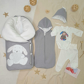 Комплект на выписку «Лапуля» арт.430 белый