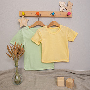 Футболка с круглым вырезом, синяя арт.Ф-82