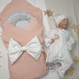 Арт. 449 Комплект на выписку "Убаюка", пудра, летний