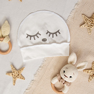 Б-282 Шапочка детская с принтом "Глазки"