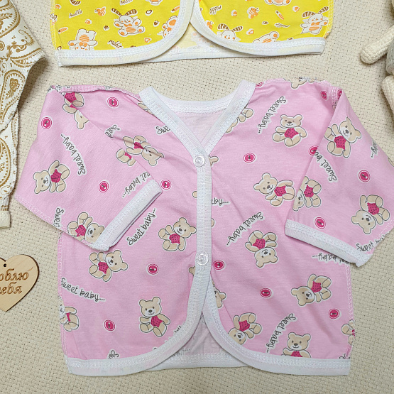 Рубашка-распашонка на пуговицах, арт.Р-102