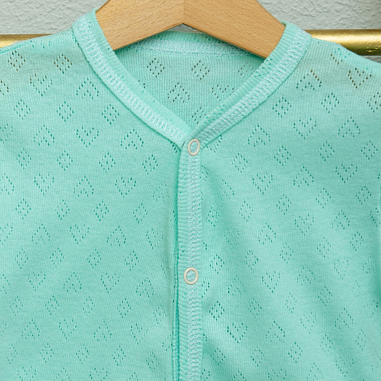 Боди с длинным рукавом, ажурный арт.Д-10