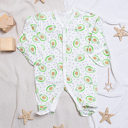 М-519 Комбинезон-слип на кнопках, "Авокадо"