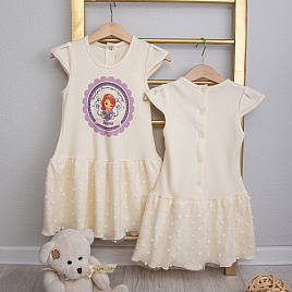 №0837 Платье "My Qween" с принтом