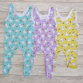 Ползунки детские высокие на кнопках арт.Т-21