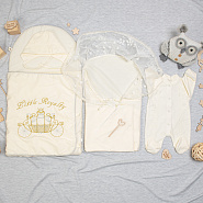 №124 Конверт прогулочный с декоративной вышивкой «Crown Royal»