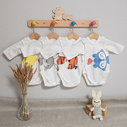 Боди с принтом "Тигр", арт.Д-27