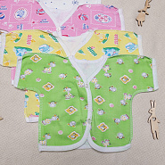 Р-104 Распашонка детская с коротким рукавом, футер