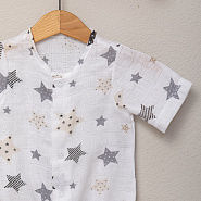 арт.Д-33  Боди детское муслин "Звезды"
