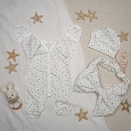 Арт. 449 Комплект на выписку "Убаюка", молочный, летний