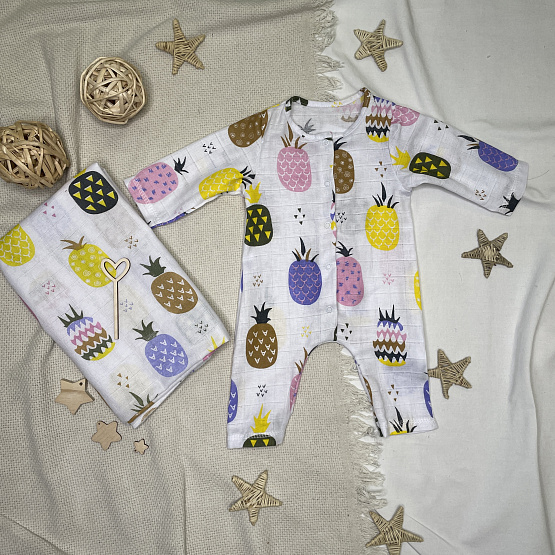 Набор Песочник+ Пеленка муслин