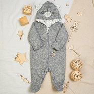 Комбинезон на молнии с вышивкой "Кот" арт.М-506