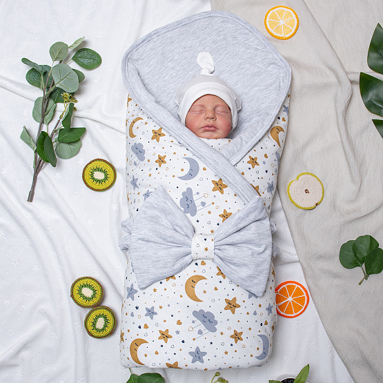 Летний комплект на выписку "Звездное небо" 417