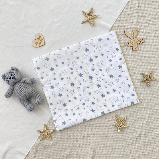 Пелёнка 120х75см (бязь набивная) арт.0305