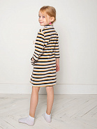 Б-08 Халат велюровый на молнии для девочки