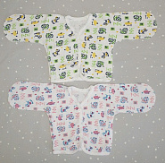 Р-125 Распашонка детская, закрытая ручка, интерлок