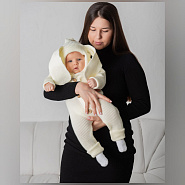 Арт. М-525 Комбинезон "Ушки", молочный