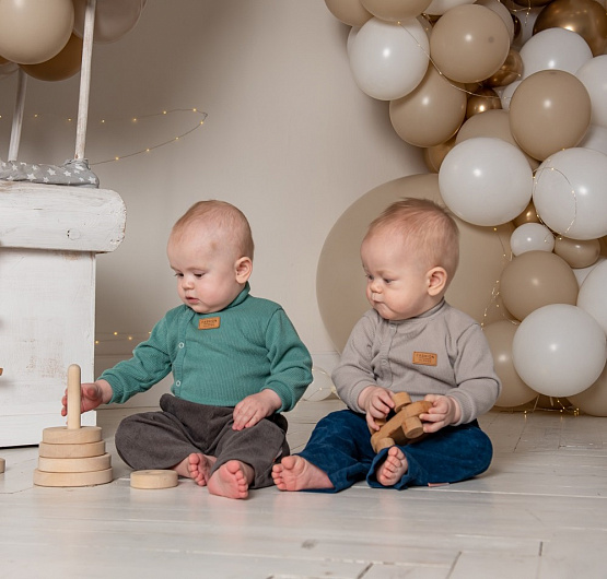 Брюки детские вельветовые арт.Т-104, серый