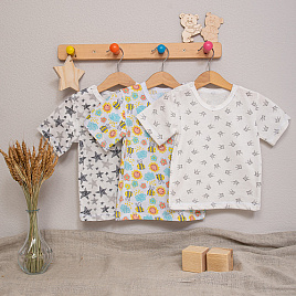 Футболка с кнопками на плече арт.Ф-60