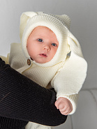 Арт. М-525 Комбинезон "Ушки", молочный