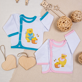 Р-145 Рубашечка на кнопках, с принтом