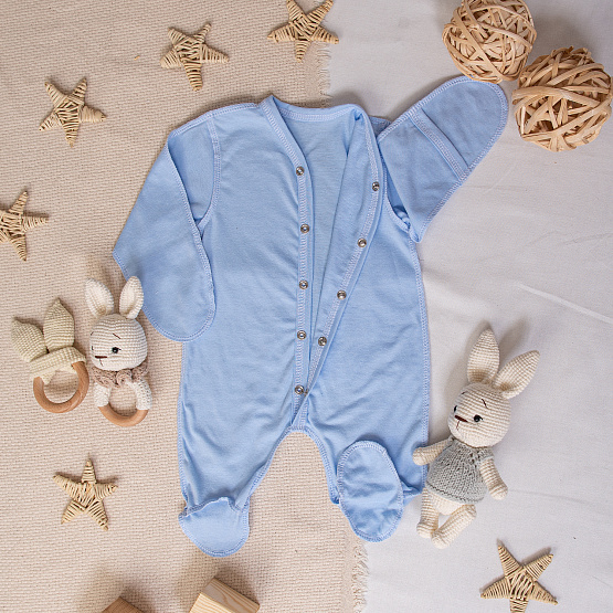 Комбинезон-слип арт.М-465 голубой