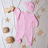 Комбинезон с шапочкой арт.К-330, розовый