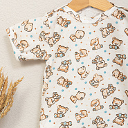 №Д-13 Боди детское с коротким рукавом на 4-кнопках