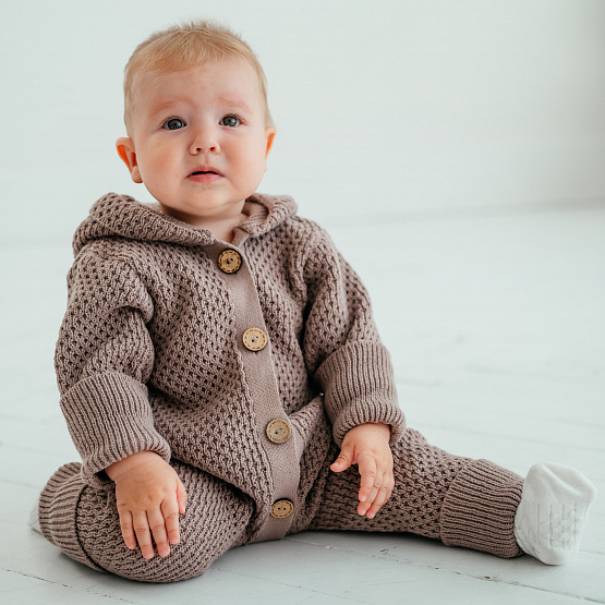 К-501 Комплект вязанный. Шоколад