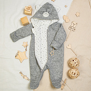 Комбинезон на молнии с вышивкой "Кот" арт.М-506