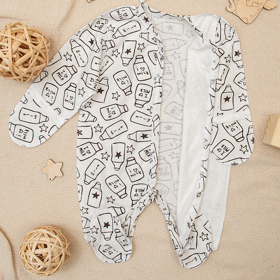 Комбинезон на кнопках с шапочкой № М-469