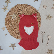 Шапка-шлем дет. "Ушки", для девочки 2-5 лет арт.Б-290